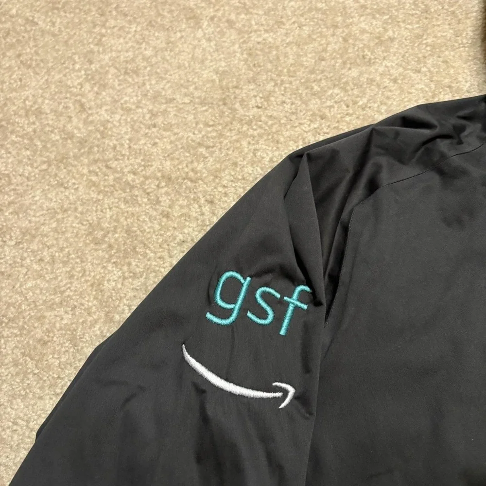 The North Face DryVent Jacket Mens Medium Black Hooded Rain Shell Amazon STX4